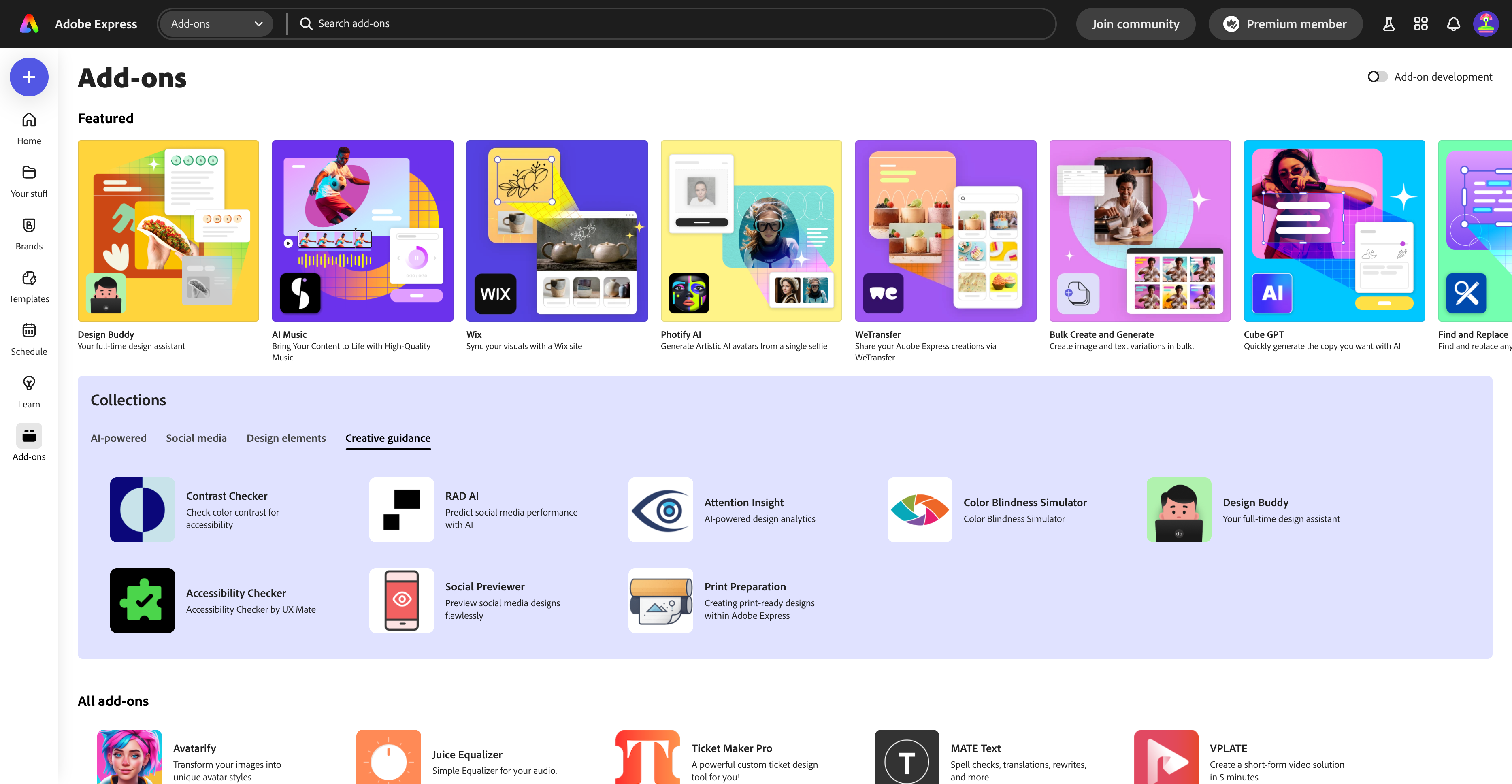 Contrast Checker in Creative Guidance collection